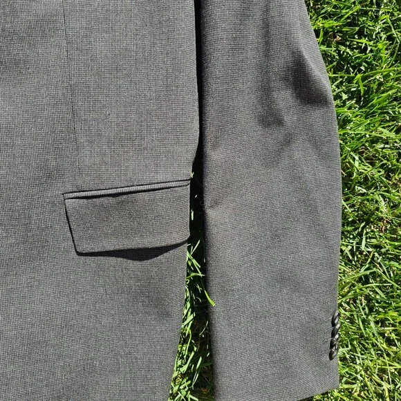 ZARA Men’s Blazer / Suit Jacket – Gray – Size 44 (US 34) – Slim Fit - Picture 4 of 5